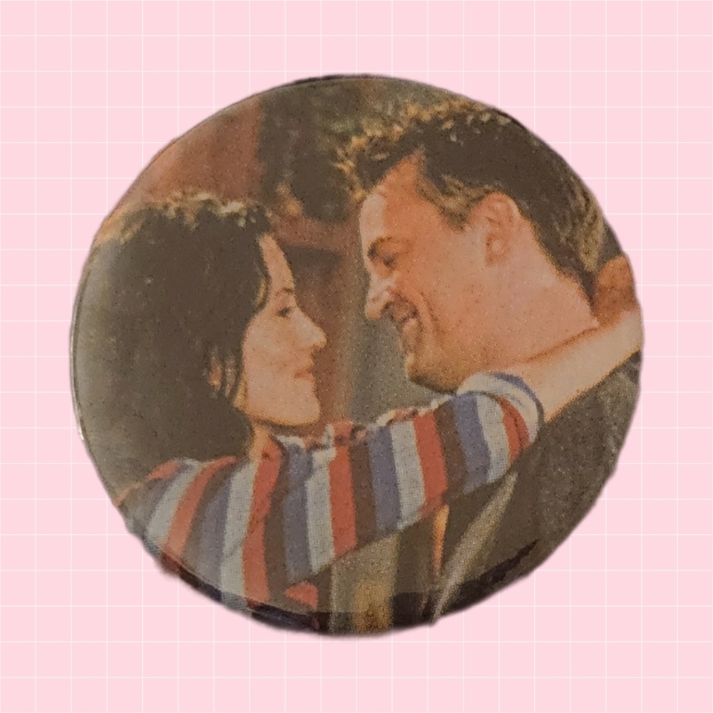 Friends Monica and Chandler  2" Pin